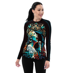 Melodic Harmony Women's Rash Guard