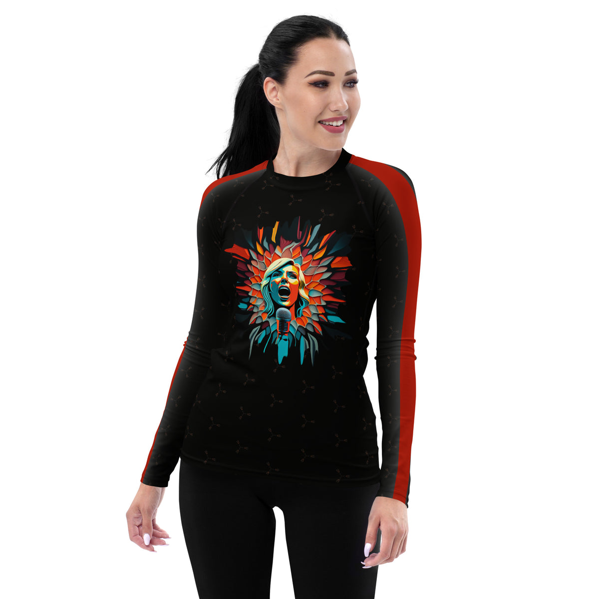 Disco Dive Women's Rash Guard