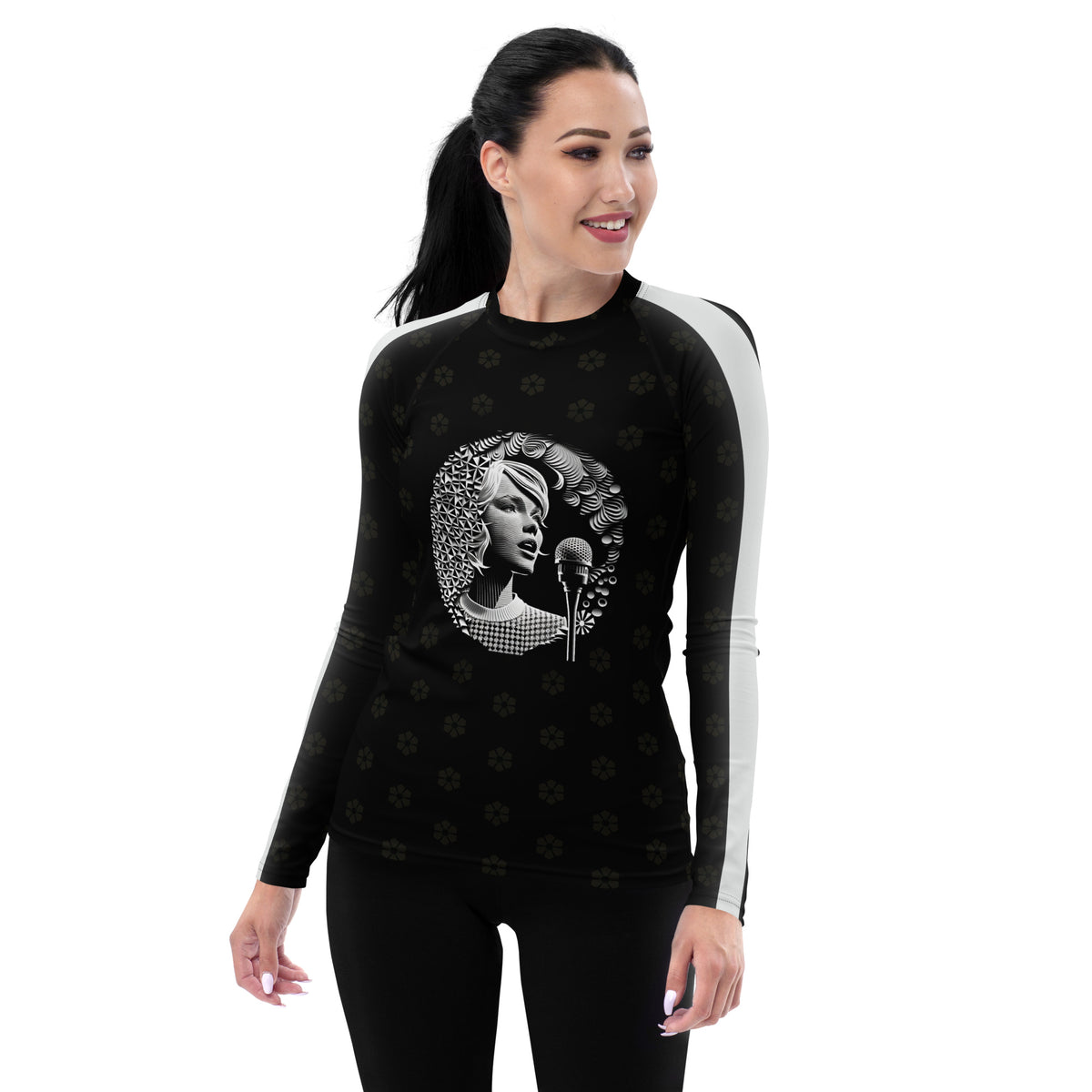 Jazz Hands Women's Rash Guard