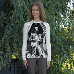 Iconic Inspirations All-Over Print Women's Rash Guard