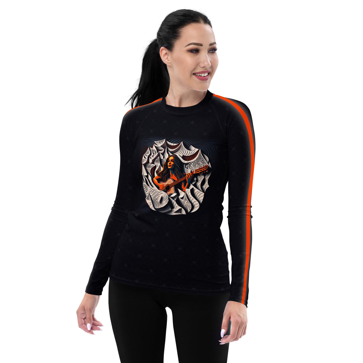 Visionary Voyage All-Over Print Women's Rash Guard