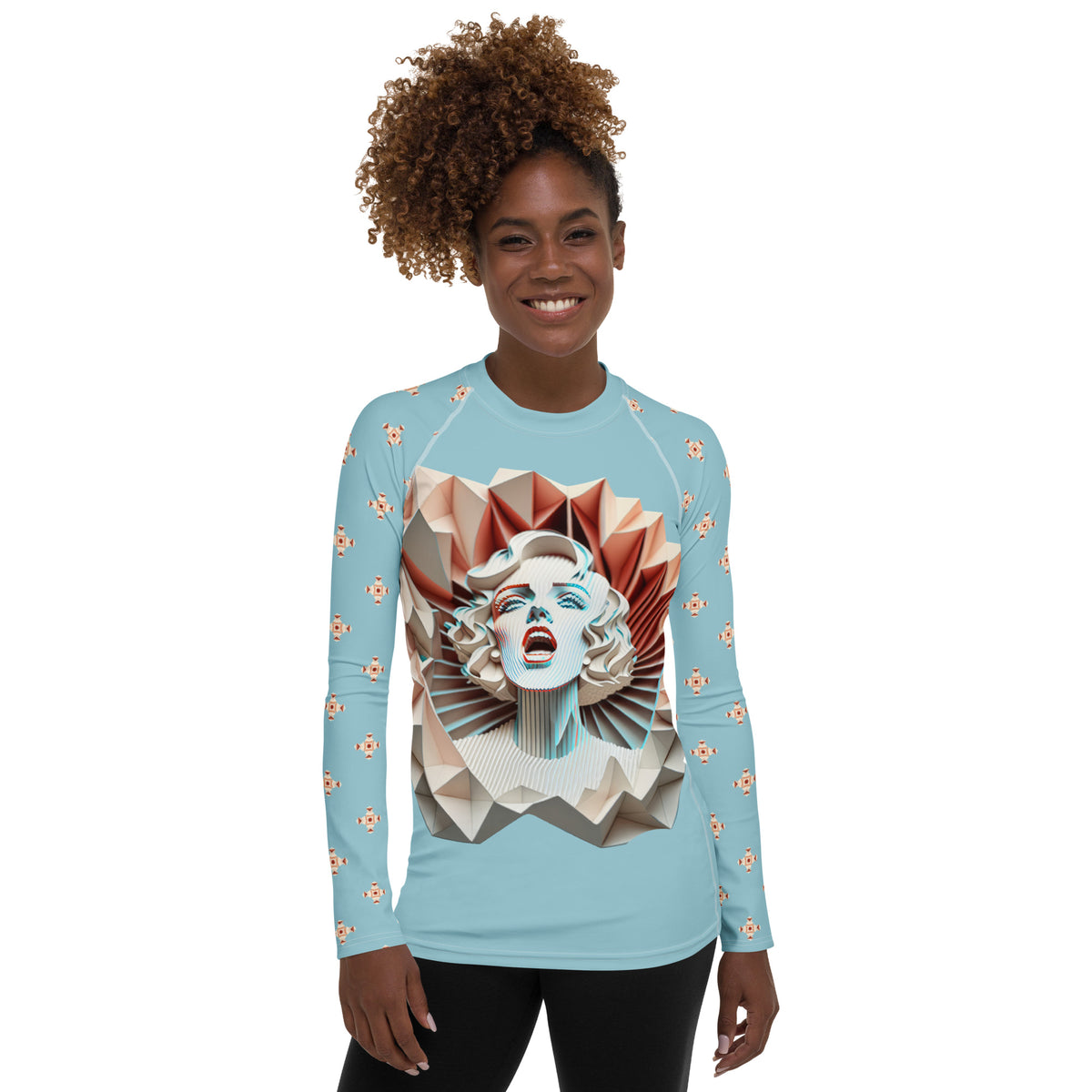 Melodic Wave Women's Rash Guard