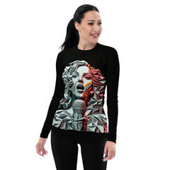 Melody in Motion All-Over Print Women's Rash Guard