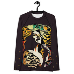 Musical Mosaic All-Over Print Women's Rash Guard