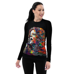 Artistic Aria All-Over Print Women's Rash Guard