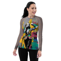 Abstract Mirage Rash Guard