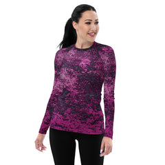 Iron Forge All-Over Print Women's Rash Guard