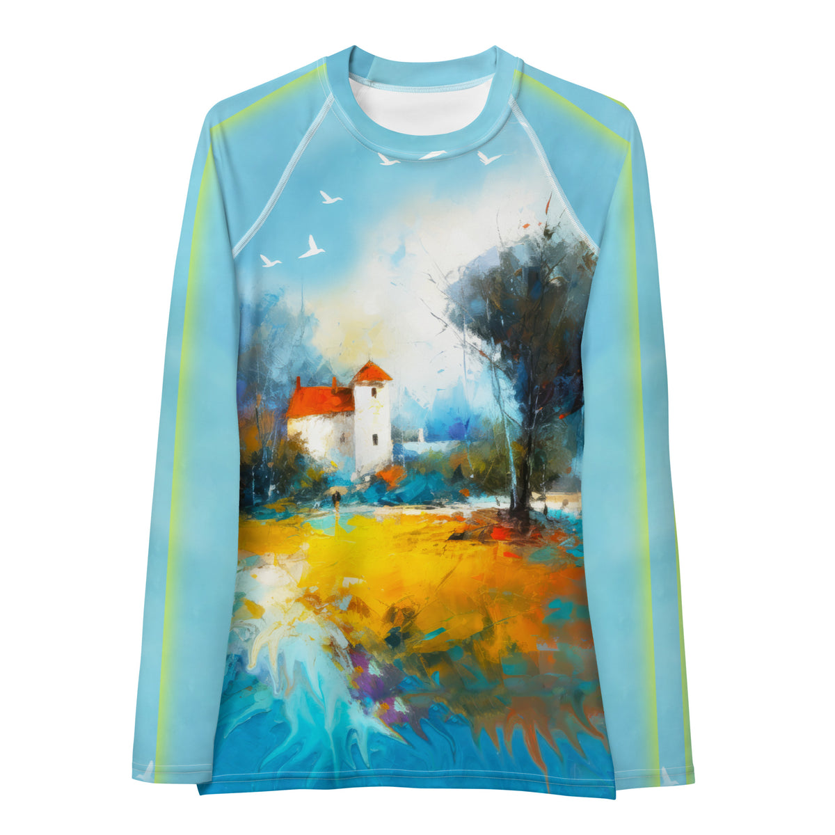 Desert Mirage Landscape Rash Guard