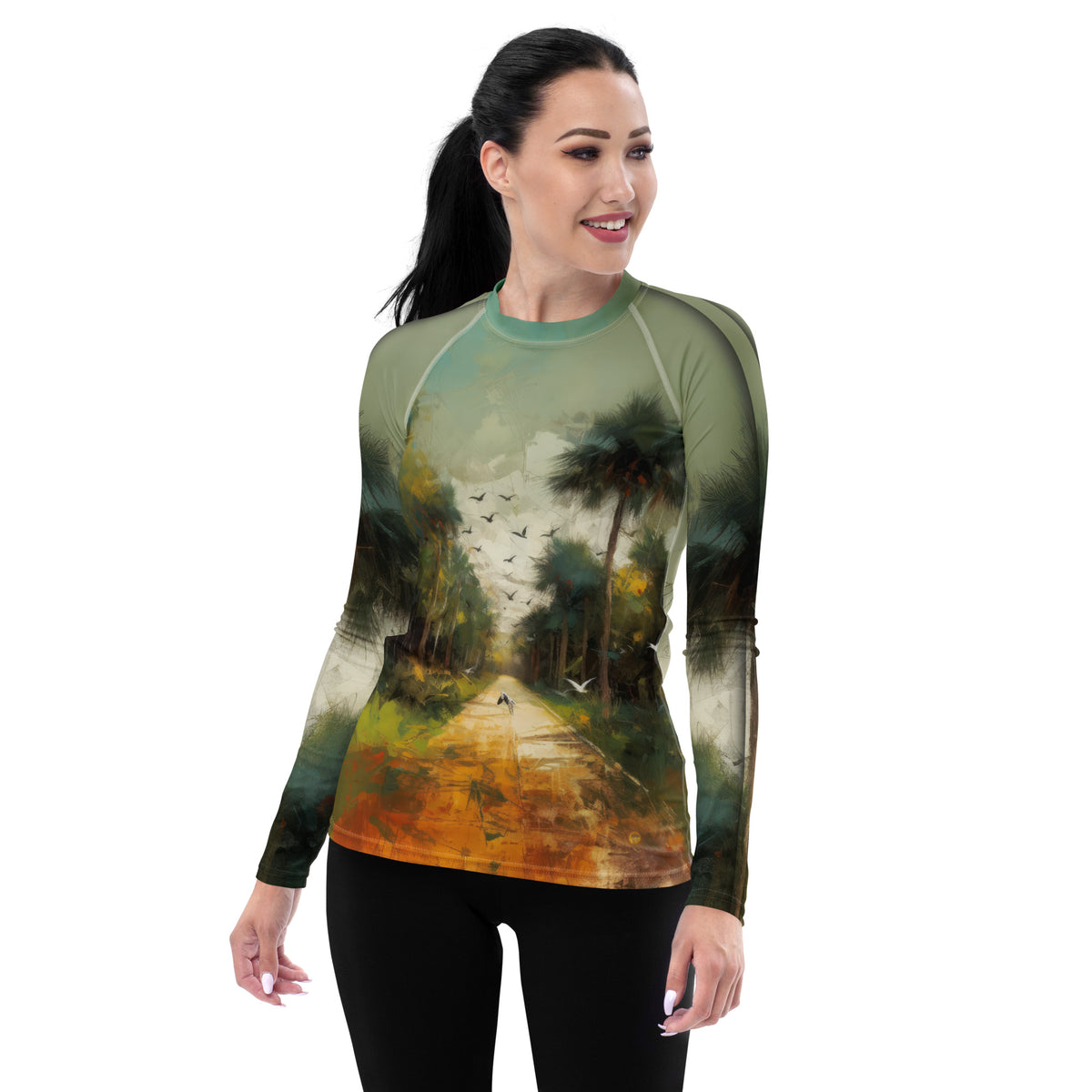 Mountain Majesty Expedition All-Over Print Women's Rash Guard