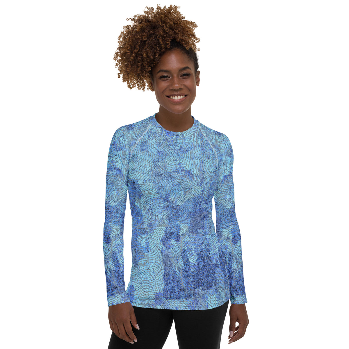 Silver Serenity Women's Rash Guard