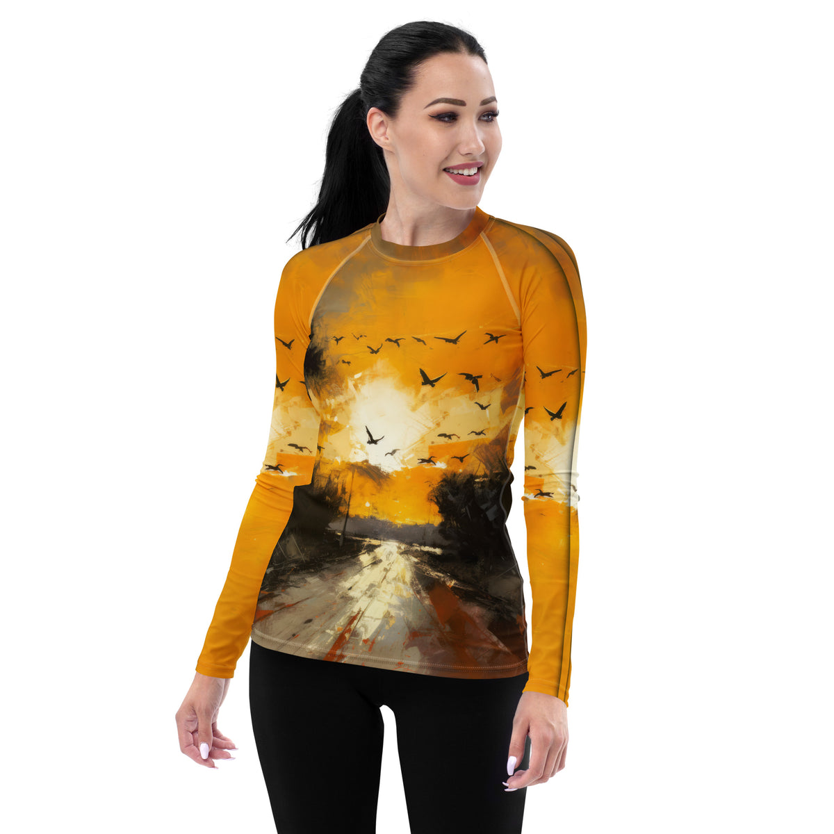 Desert Oasis Landscape Women's Rash Guard