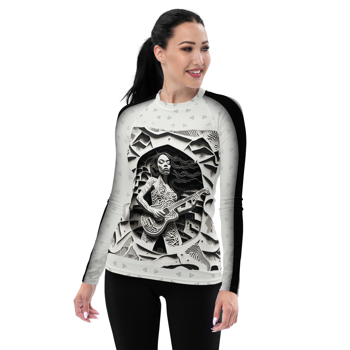 The Greatest Surfer All-Over Print Women's Rash Guard