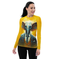 Majestic Elephant Women's Rash Guard