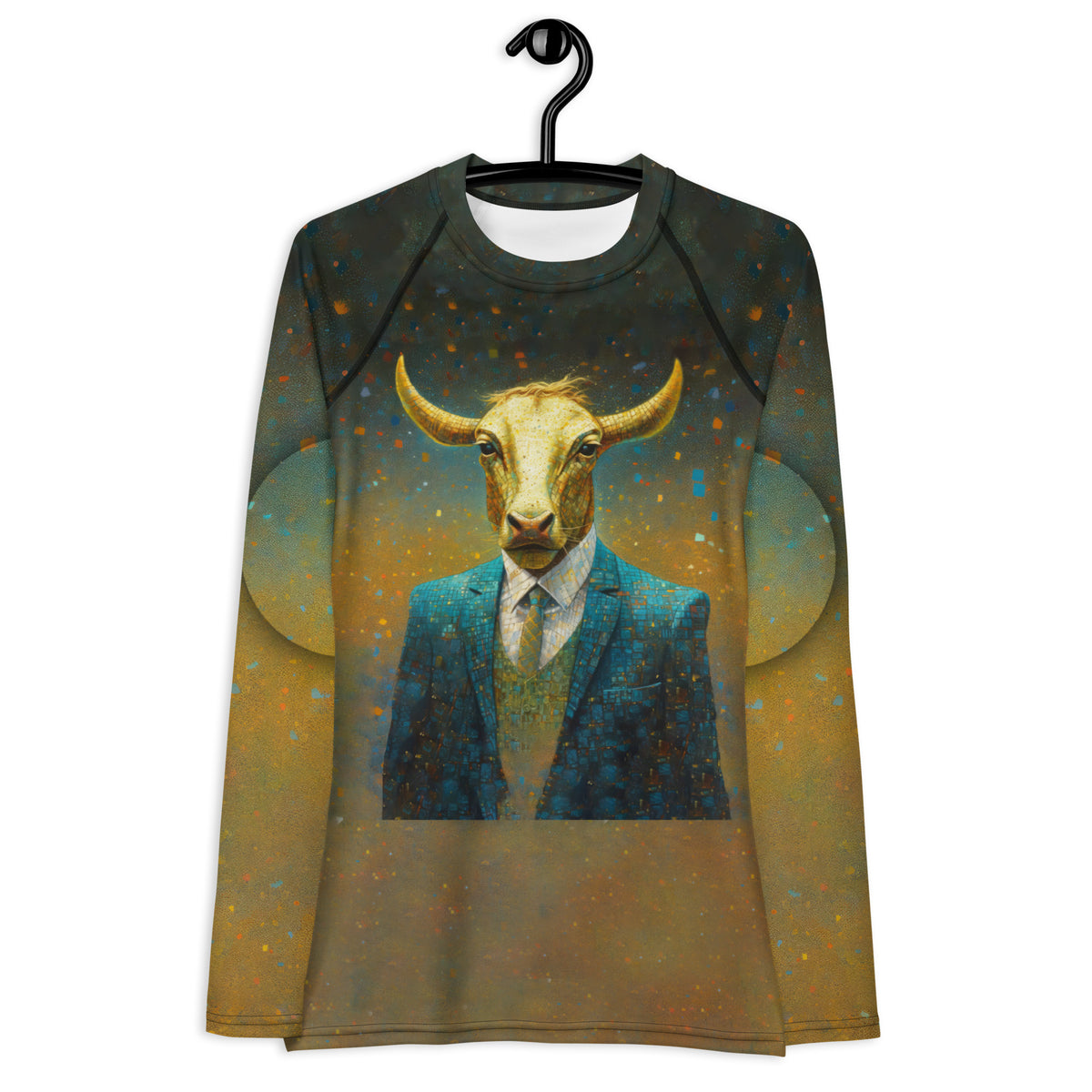 Graceful Goats All-Over Print Women's Rash Guard