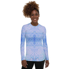 Silk Serenity Texture Women's Rash Guard