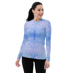 Silk Serenity Texture Women's Rash Guard