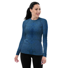 Cozy Comfort Texture Women's Rash Guard