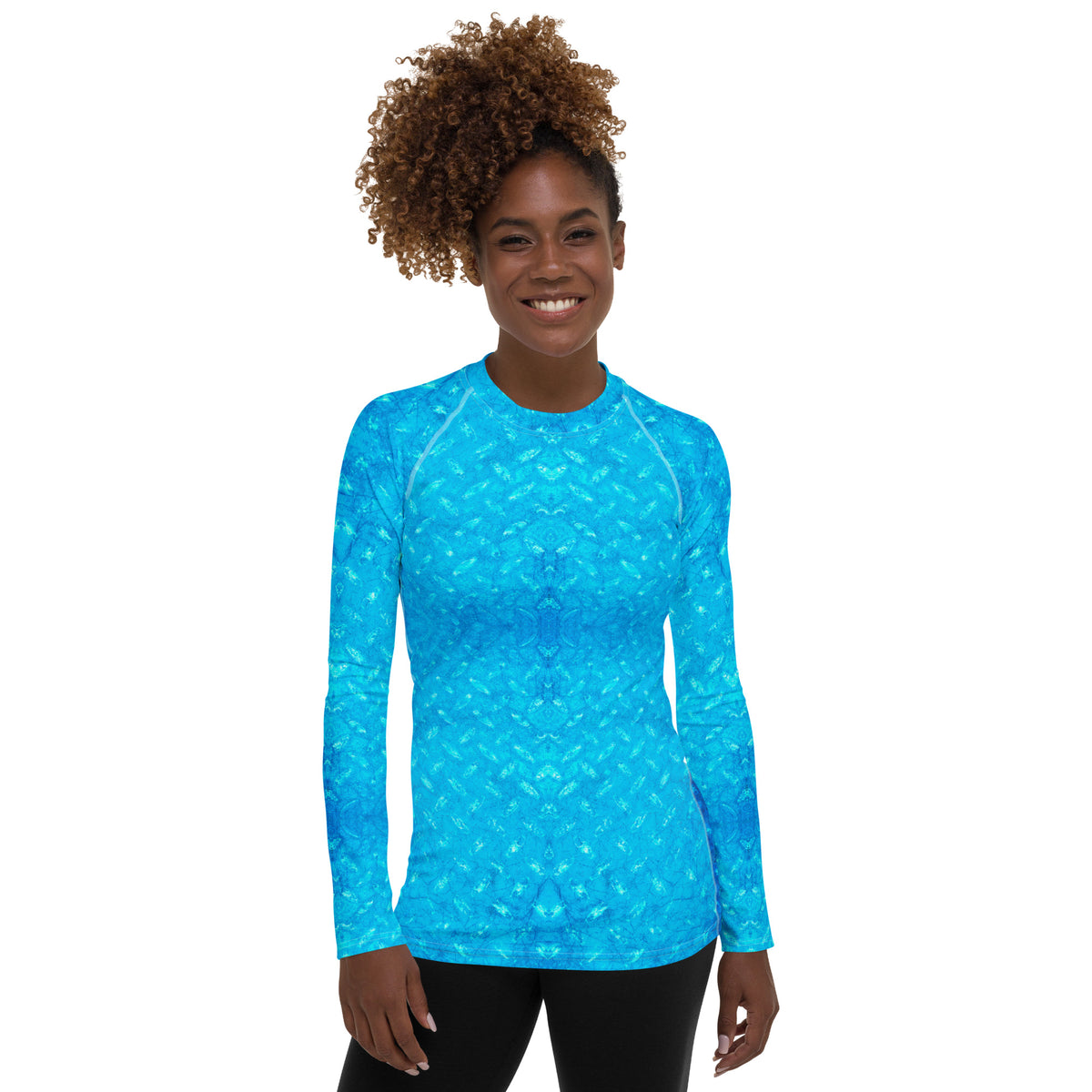 Jacquard Journey Texture Women's Rash Guard