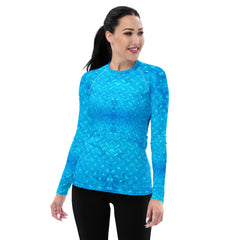 Jacquard Journey Texture Women's Rash Guard