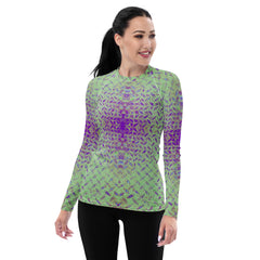 Turkish Tread Texture Women's Rash Guard