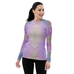 Microfiber Marathon Texture Women's Rash Guard