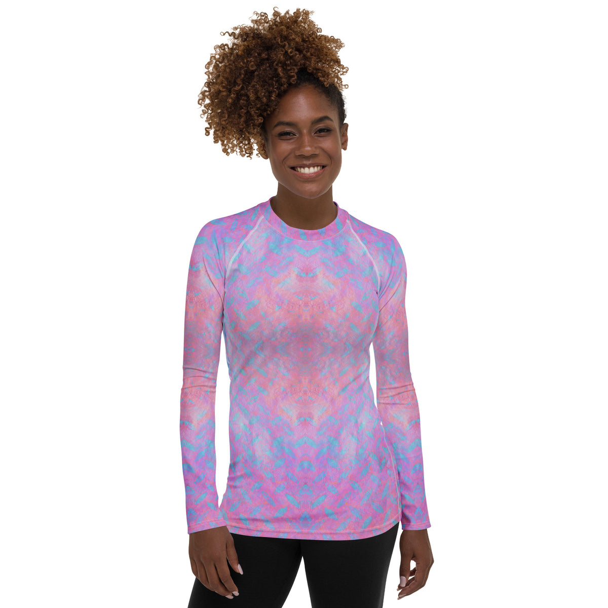 Cashmere Cruise Texture Women's Rash Guard