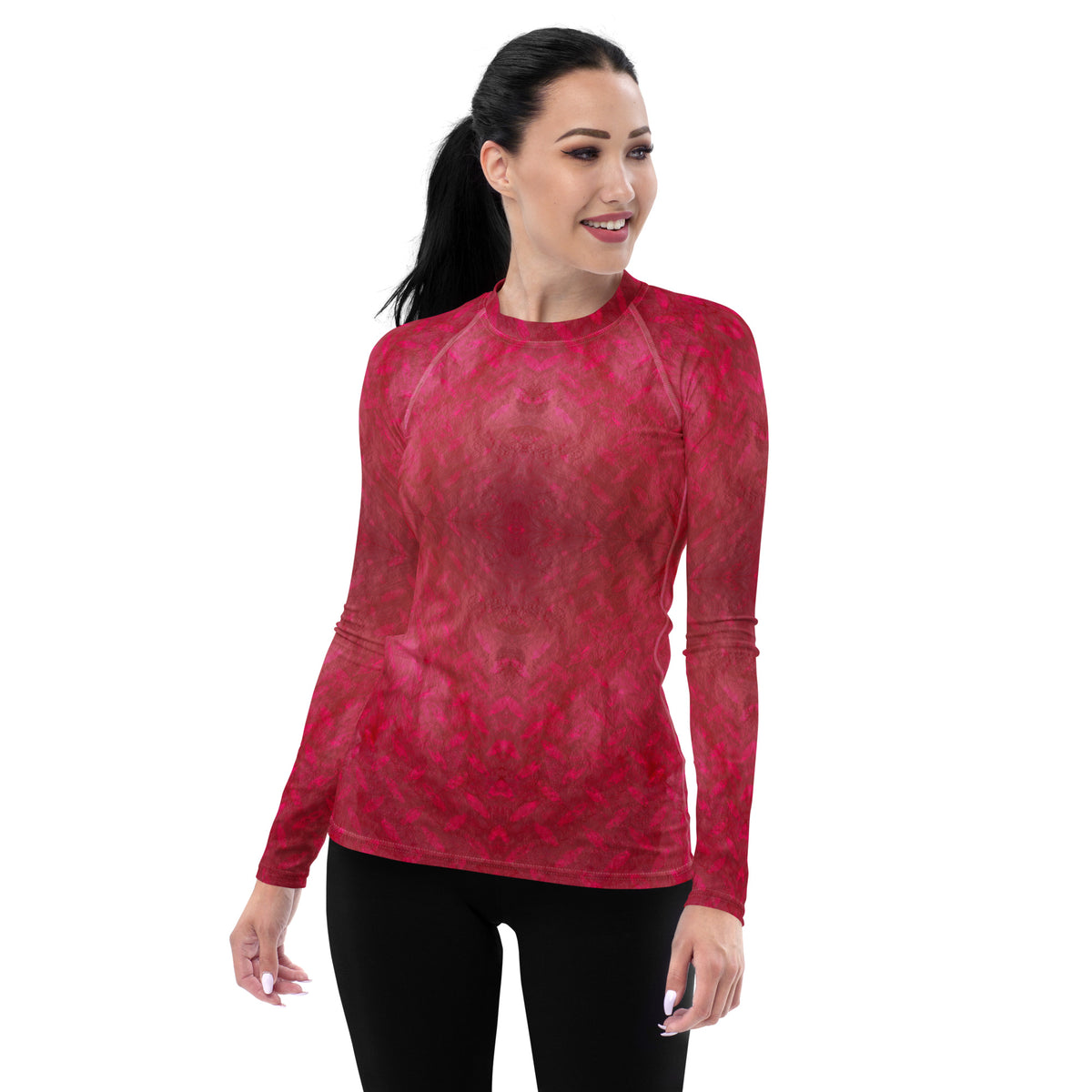 Velvet Victory Texture Women's Rash Guard