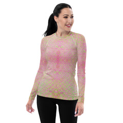 Chenille Charge Texture Women's Rash Guard