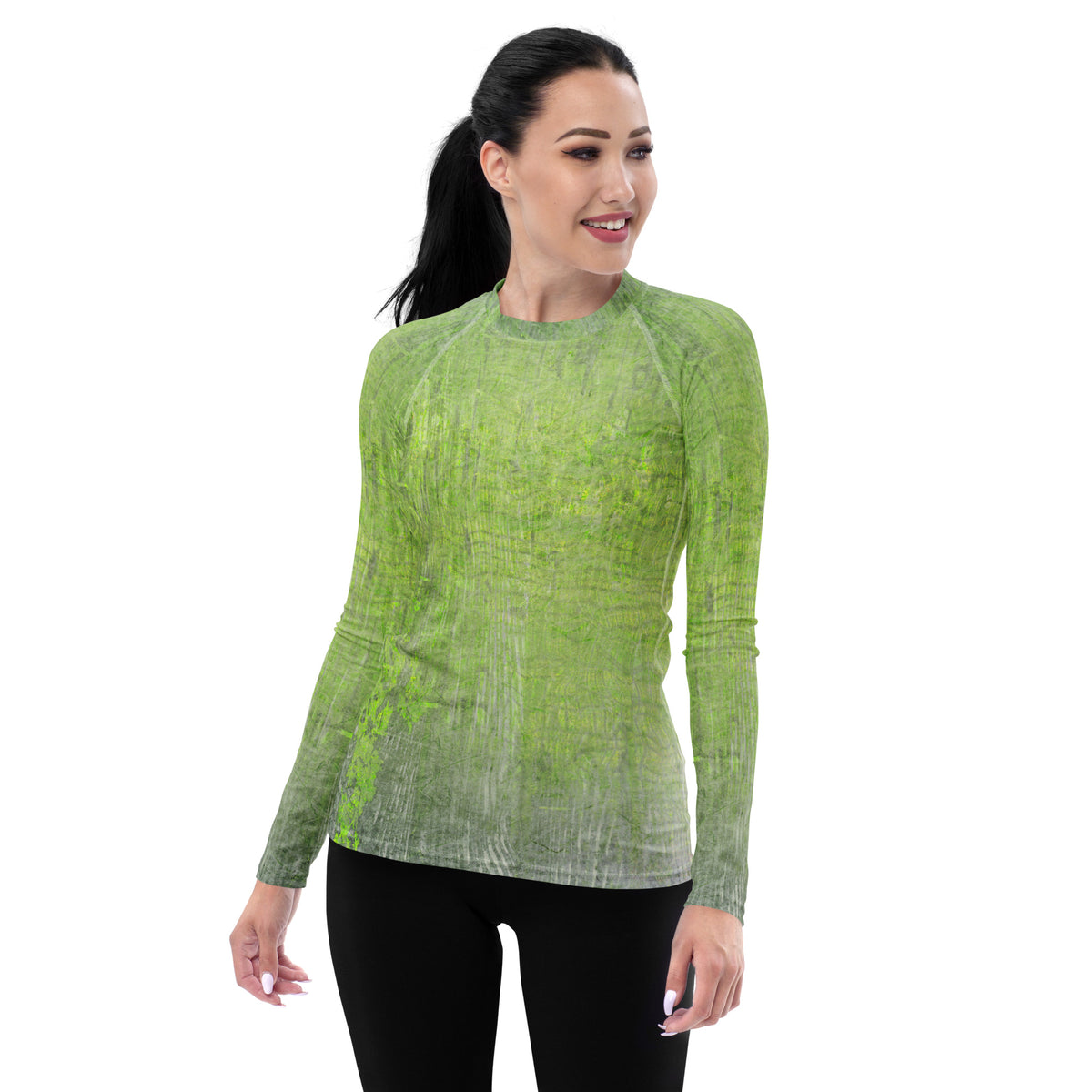 Velvet Touch Texture Women's Rash Guard