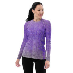 Bamboo Bound Texture Women's Rash Guard