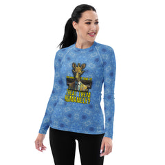 Whimsical Wolf Dreamer All-Over Print Women's Rash Guard