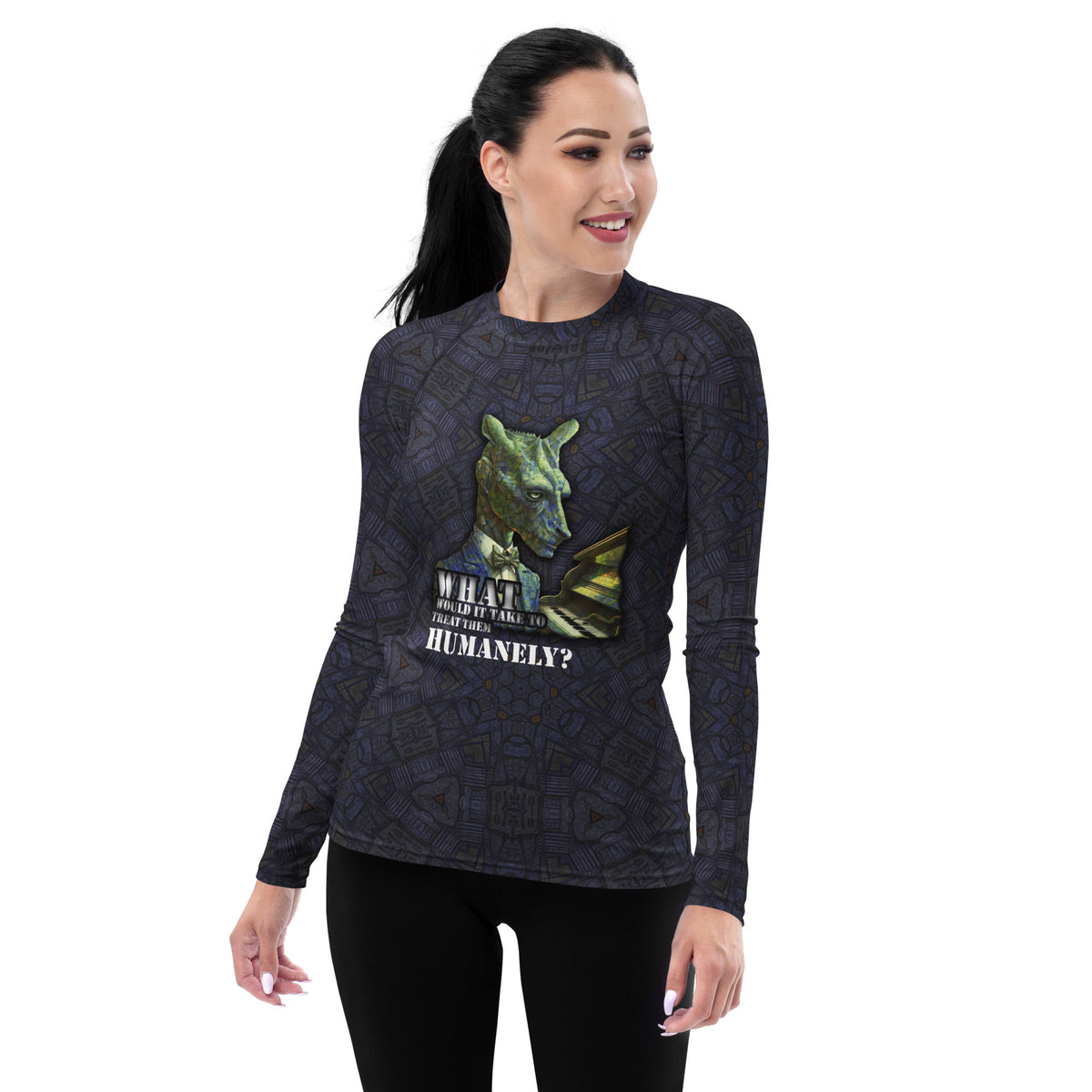 Adventure Ape Mountaineer All-Over Print Women's Rash Guard