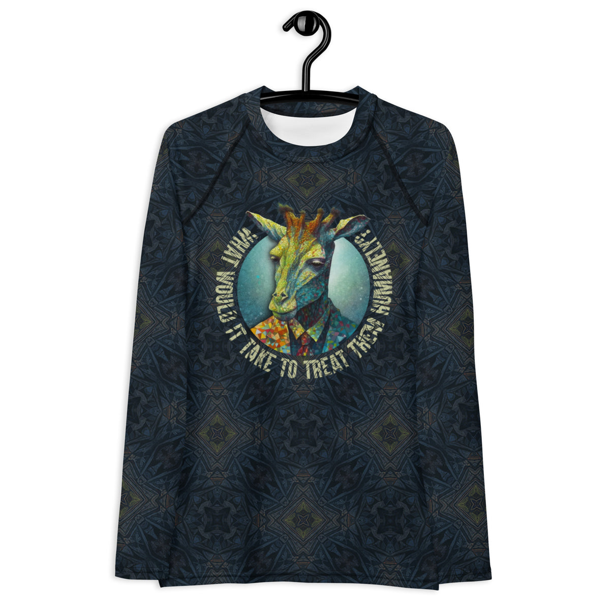 Laid-Back Sloth Beach Lounger All-Over Print Women's Rash Guard