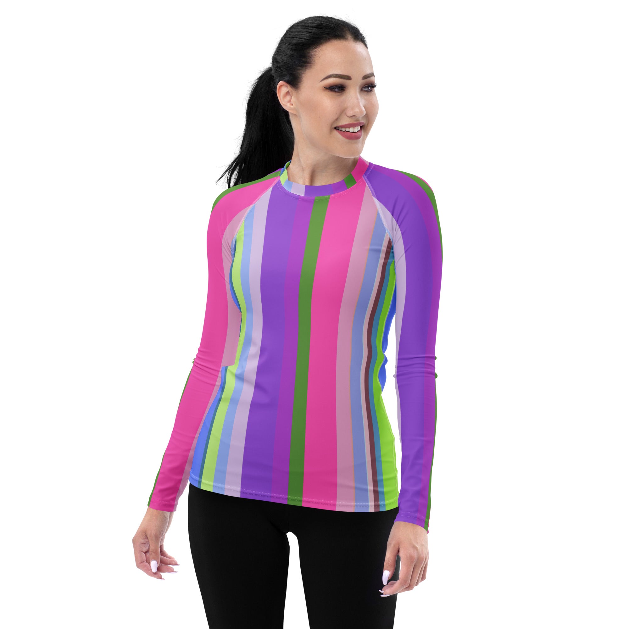 Aqua Mirage women's rash guard front view