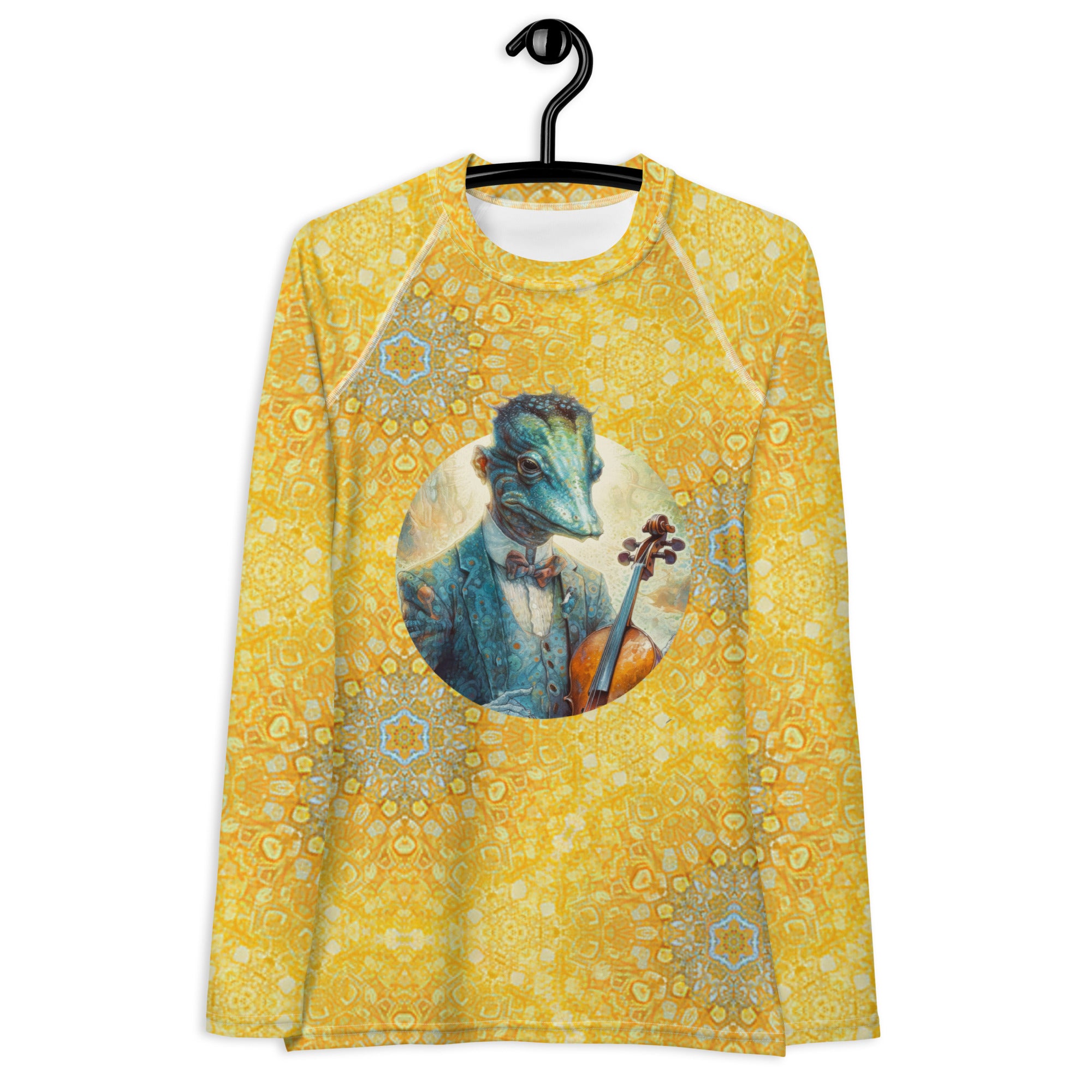 Cute Koala Friends rash guard for women in action