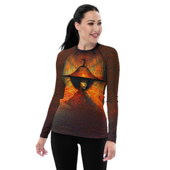 Zen Garden Women's Rash Guard - Front View