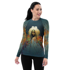 Whispering Winds Women's Rash Guard - Front View