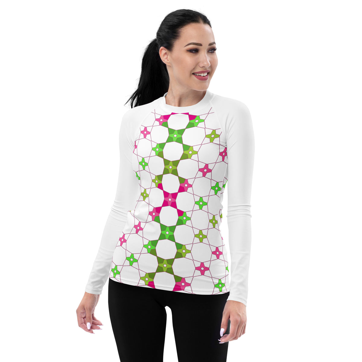 Urban Edge Women's Rash Guard front view