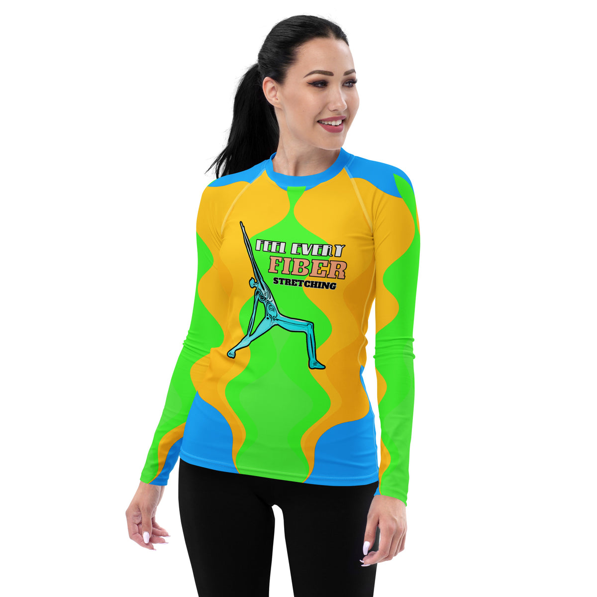 Karma Core Women's Rash Guard front view.