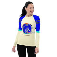 Celestial Stretch Women's Rash Guard - Front View.