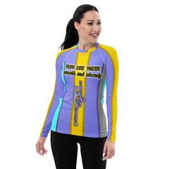 Elemental Essence Women's Rash Guard front view.