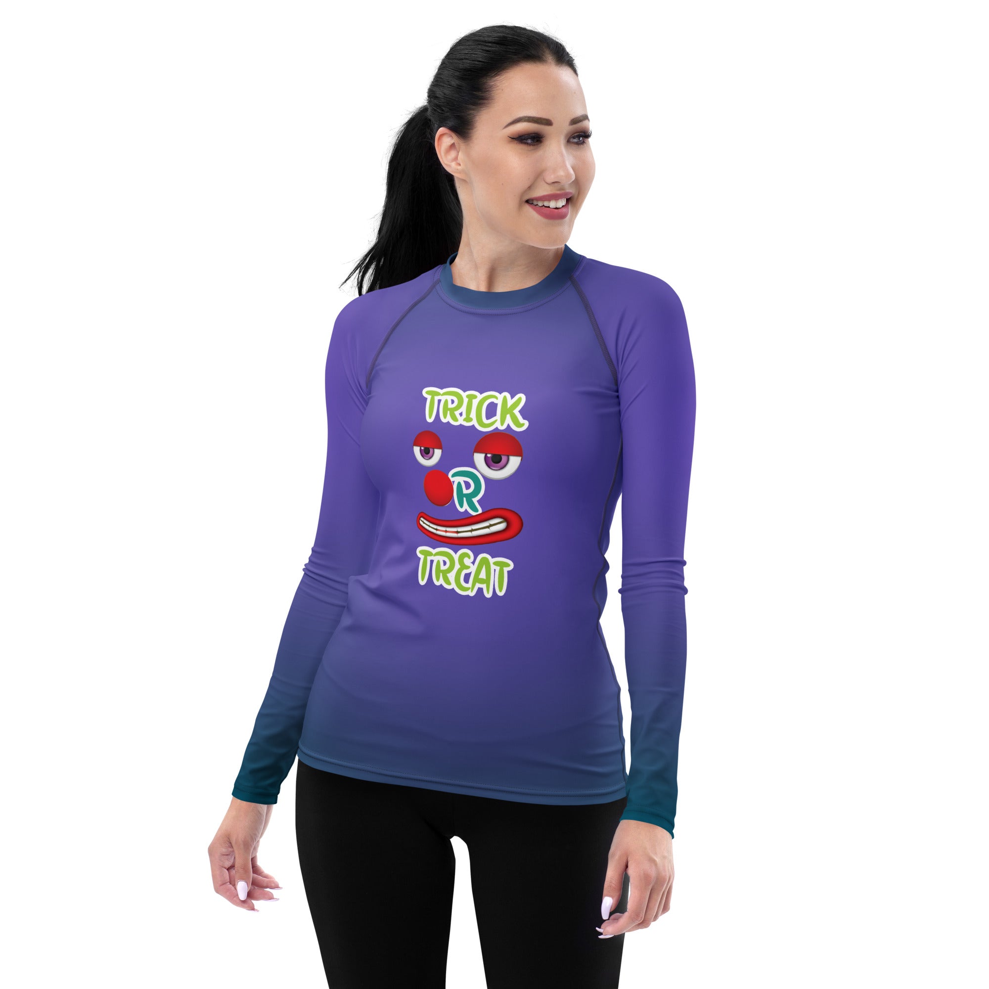 Haunted Mansion Women's Rash Guard front view
