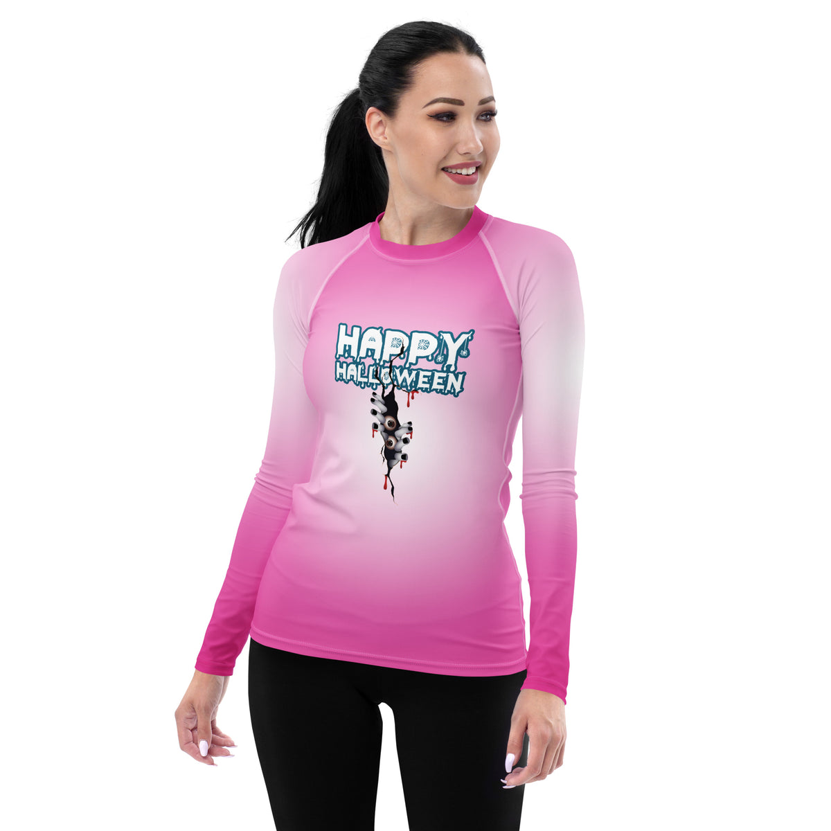 Vampire Night Women's Rash Guard for Halloween
