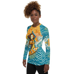 Elegant Surfing 5-31 Women's Rash Guard for active beach days