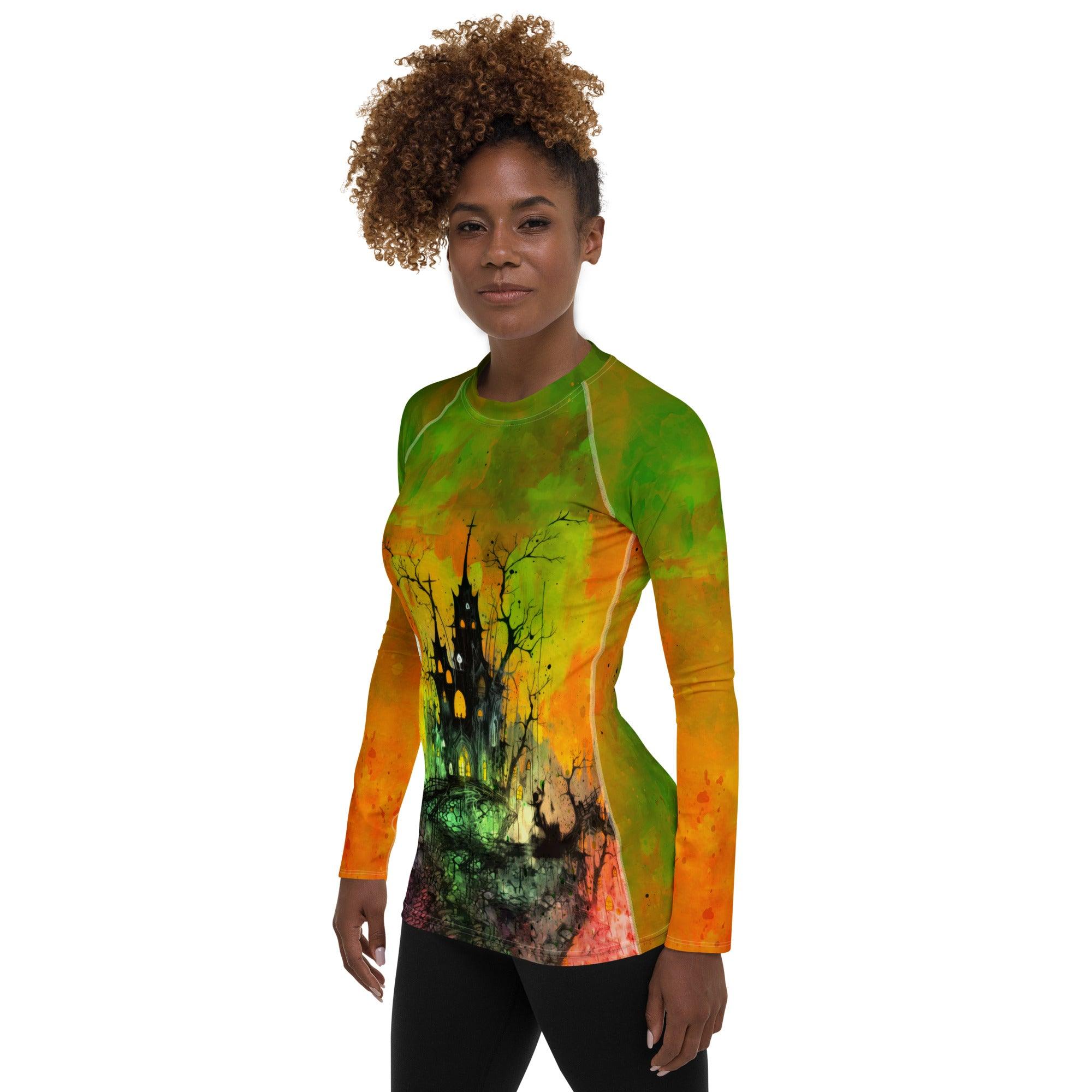 Wickedly Cool Halloween Women's Rash Guard - Beyond T-shirts