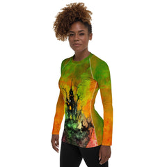 Wickedly Cool Halloween Women's Rash Guard - Beyond T-shirts