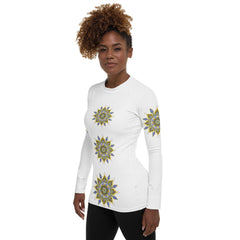 Mandala Mirage Women's Rash Guard - Beyond T-shirts