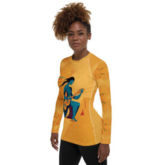 Hip Hop Hustle All-Over Print Women's Rash Guard - Beyond T-shirts