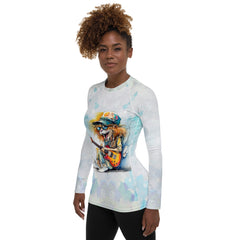 Harmonica's Harmonious Hues  Women's Rash Guard