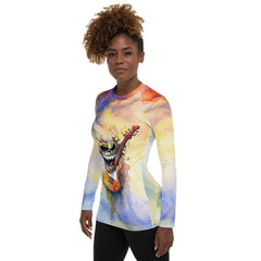 Cello's Captivating Caricatures  Women's Rash Guard